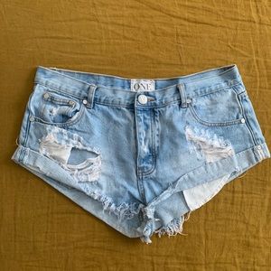 ONE teaspoon Bandits denim shorts